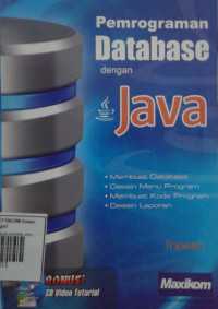 Image of PEMROGRAMAN DATABASE DENGAN JAVA