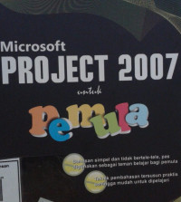 Image of Microsoft PROJECT 2007 untuk Pemula