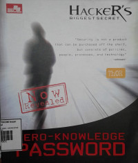 Image of HACKER'S BIGGEST SECRET ZERO - KNOWLEDGE PASSWORD