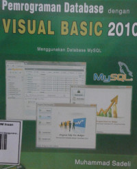 Image of Pemrograman Database VISUAL BASIC 2010 Menggunakan DATABASE MYSQL