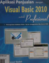 Image of Aplikasi Penjualan dengan Visual Basic 2010 untuk Profesional