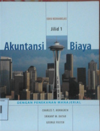 Image of AKUNTANSI BIAYA JILID 1