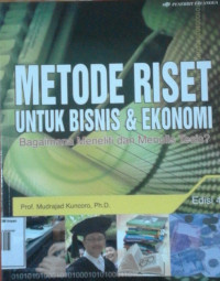 Image of METODE RISET UNTUK BISNIS & EKONOMI