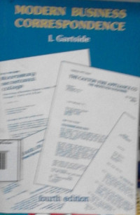 Image of MODERN BUSINESS CORESPONDENCE