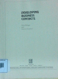 Image of DEVELOPING BUSINESS CONTACTS