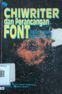 Image of Chiwriter Dan Perancangan Font