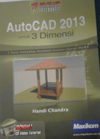 Image of AutoCAD 2013 untuk 3 Dimensi