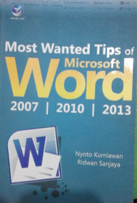 Image of Most Wanted Tips of Microsoft Word 2007 2010 2013