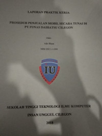 Image of PROSEDUR PENJUALAN MOBIL SECARA TUNAI DI PT.TUNAS DAIHATSU CILEGON