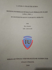 Image of SISTEM INFORMASI PENDATAAN PEDAGANG KAKI LIMA (PKL) DI DISPERINDAKOP-UKM KOTA SERANG