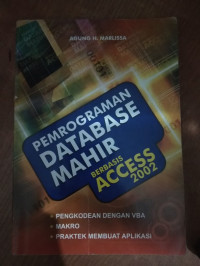 Image of PEMROGRAMAN DATABASE MAHIR BERBASIS ACCESS 2002