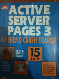Image of ACTIVE SERVER PAGES 3 WEEKEND CRASH COURSE