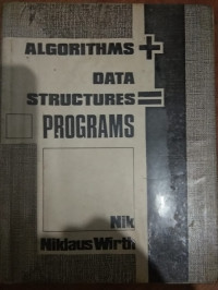 Image of ALGORITHMS + DATA STUCTURES = PROGRAMS