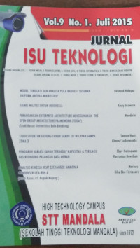 Image of JURNAL ISU TEKNOLOGI