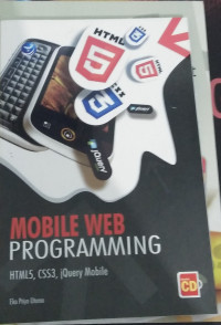 Image of MOBILE WEB PROGRAMMING HTML, CSS3, JQUERY MOBILE