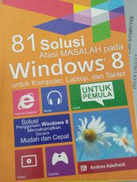 Image of 81 SOLUSI ATASI MASALAH PADA WINDOWS 8 UNTUK KOMMPUTER, LAPTOP, DAN TABLET