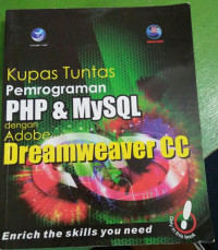 Image of Kupas Tuntas Pemrograman PHP & MYSQL dengan Adobe Dreamweaver CC