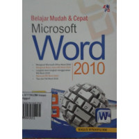 Image of Belajar Mudah & Cepat Microsoft Word 2010
