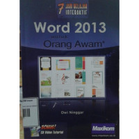 Image of 7 JAM BELAJAR INTERAKTIF WORD 2013 UNTUK ORANG AWAM