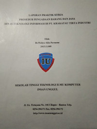 Image of PROSEDUR PENGADAAN BARANG DAN JASA DINAS TEKNOLOGI INFORMASI DI PT.KRAKATAU TIRTA INDUSTRI
